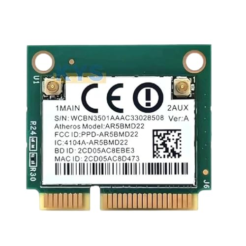 AR5BMD22 Notebook Built-in Wireliess Network Card 5G Dual-Band Wf Receive and Transmit Mini-PCIE Bluetuth 4.0 New 2025 for Arrival High Reliable Electronic Component, Precision, Stable Performance