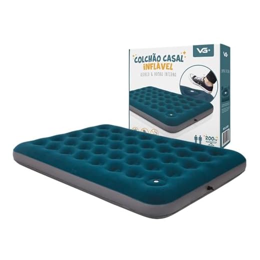 VG PLUS, Colchão Inflável Cama Casal Airbed Com Bomba Interna Vg Plus