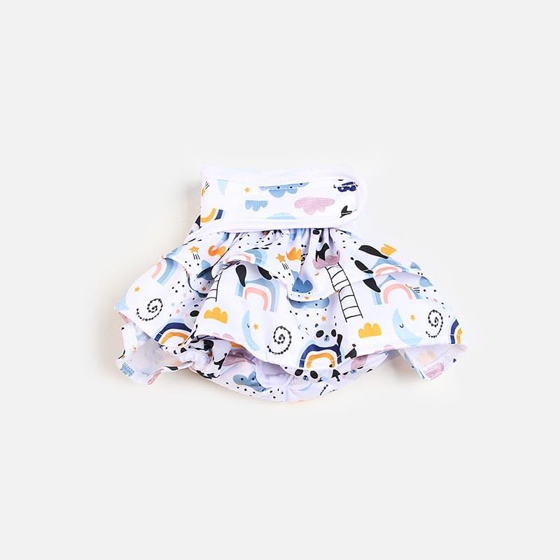 Image of Reusable Dog Diapers Female Washable, Leak-Proof Doggie Diapers for Heat Nappies, Period, Incontinence and Puppy Training-Pack of 3 (Small)