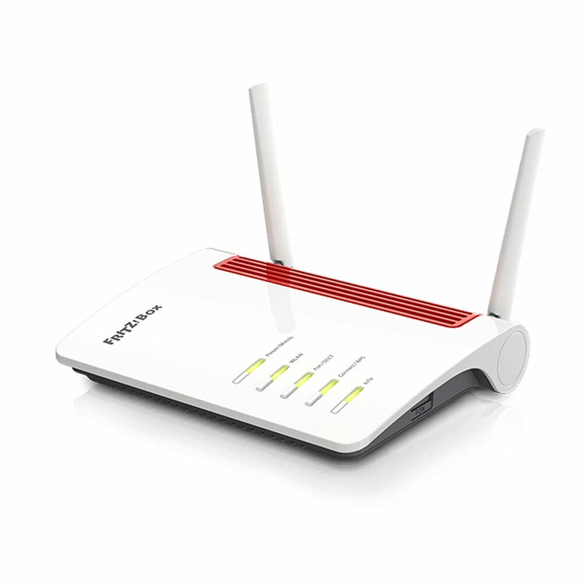 AVM FRITZ!​Box 6850 5G Edition International, Modem Router 5G con Wi-​Fi Dual Band fino a 1.266 Mbit/​s, Mesh, 4x Gigabit Lan, 1x USB 3.0, VoIP, Base Dect, SIM Slot, Interfaccia in Italiano