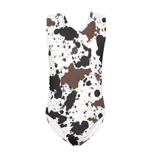 Jeiento Girls One-Piece Leotards Athletic Gymnastics Sleeveless Bodysuit Dancing Leotards 3-14 Y