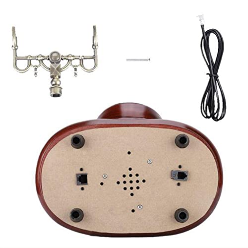 Téléphone fixe rétro vintage avec fonction pause et recomposition du numéro - 3