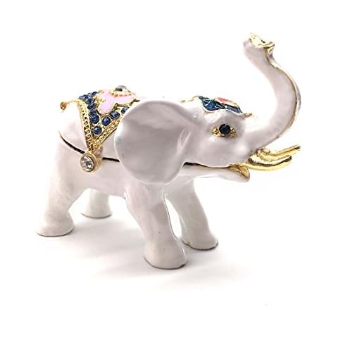 Waltz&F Large White Elephant Ring Holder Cover