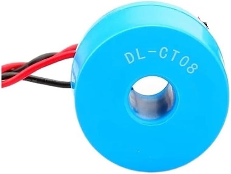 2 Pcs Zero Phase Current Transformer 1A/0.5mA 1/2000 1A/1mA 1/1000 Small Residual Current Transformer Zero Sequence Current Sensor(Dl-ct08cl7 1a 0.5ma)