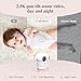 Sense-U AI 2.5K PTZ Baby Camera Monitor with Sensor-Free Sleep Breathing Movement Detection, Smart Security Indoor Video Camera with Background Audio, Cry Detection, No Monthly Fee, for Peace of Mind