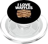 Photo Gallery i love waffles pancake sciroppo design popsockets popgrip per magsafe Photo Gallery i love waffles pancake sciroppo design popsockets popgrip per magsafe