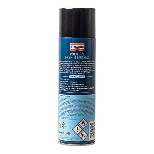 Arexons 8163 Pulitore Freni e Metalli, Trasparente, 500 ml