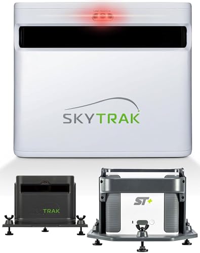 SkyTrak ST+ Plus (Basic Driving Range) Golf Launch Monitor & Simulator Bundle - Indoor/Outdoor, Shot & Club Data, Real-Time Feedback, Simulation Ready with SkyTrak Protective Case