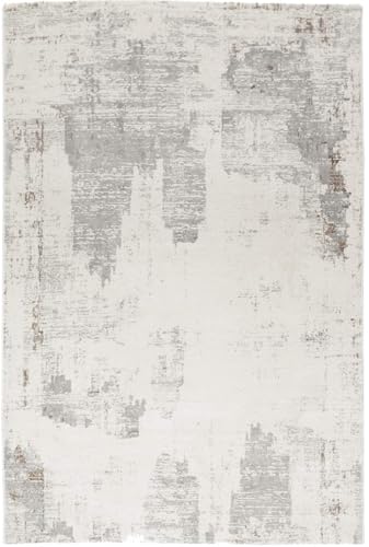 Tapis Cielo Carpient grand tapis de salon rectangulaire gris 136x200