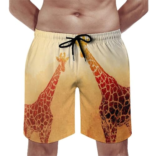 Shorts de bain homme girafe : fini le maillot mouillé en S