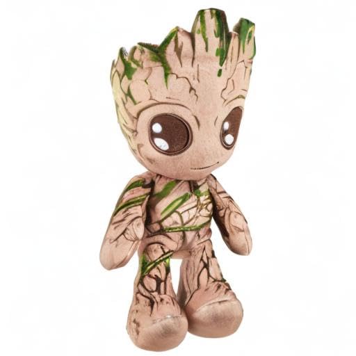 Peluche Groot Marvel Mattel 20,3 cm, jouet doux et texturé HMB40 - 7