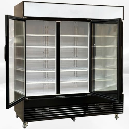 Cooler Depot GN3 Commercial Refrigerator Glass 3-Door Swing Nsf Merchandiser Beverage Display Cooler Beverage Drink Cooler thumb #4