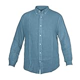 camicie navigare taglie forti Camicia Navigare Navigare Camicia Uomo Lino Button Down Taglie S / 7XL Art.91108BD (Carta da Zucchero 331 - M)