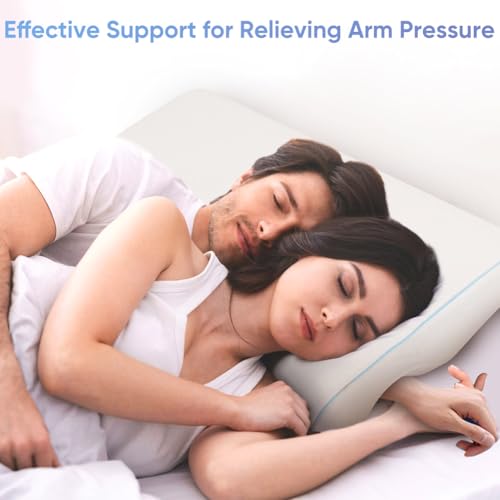 Almohada de espuma viscoelástica con orificio para brazo miniatura 2