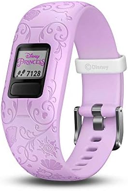 Garmin vivofit jr. 2, Kids Fitness/Activity Tracker, 1-year Battery Life, Adjustable Band, Disney Princess, Purple