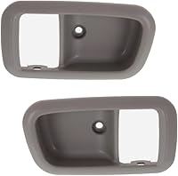 Vista 1 de KarParts360 Moldura para manija de puerta Toyota Tundra 2000-2006 para lado del conductor y del pasajero Par Trasera Interior Gris