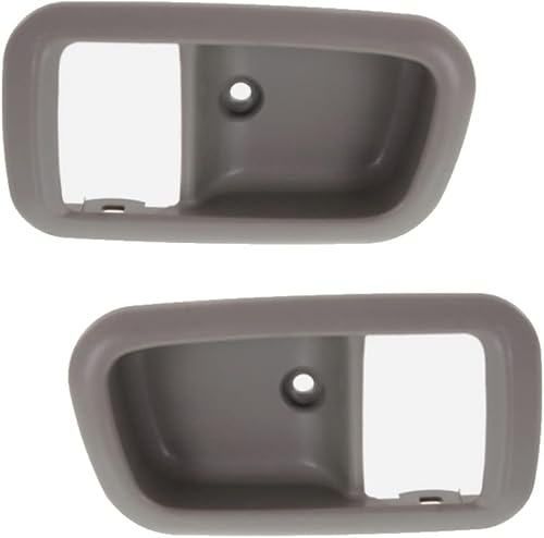 KarParts360 Moldura para manija de puerta Toyota Tundra 2000-2006 para lado del conductor y del pasajero  Par  Trasera  Interior  Gris  Recogida de