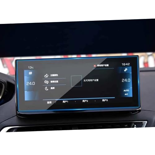 Film protection écran Peugeot 3008 2021 verre trempé autoradio navigation intérieur