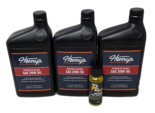 Aceite para motor Henry's SAE 20W-50 synthetic blend 3 quarts