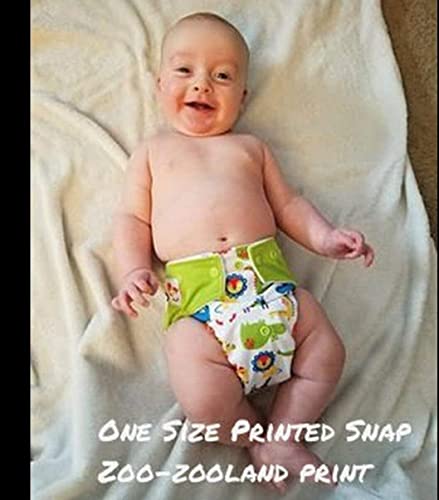Kawaii Baby Little Flower Pack 12 One Size Cloth Diapers + 24 One Size Stay Dry Diaper Inserts #TOP6