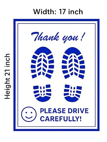 Image of FIXSMITH Disposable Paper Car Floor Mats Biodegradable Anti-Slip Foot Mats for Car Interior Protection Universal Fit for Cars, SUVs & Trucks (Pack of 50)