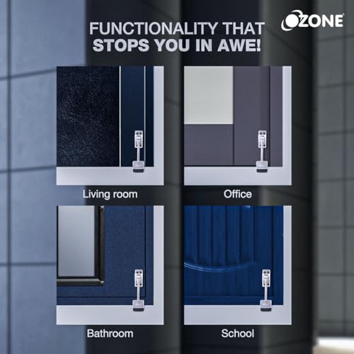 Image of Ozone Door Stopper with Rubber Foot for Wooden & Framed Doors | Satin Nickel Finish (Front Door Stopper)