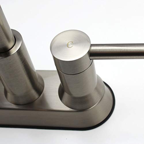 Dowell Two Handle Lavatory Faucet,Brushed Nickel(8001 002 02) #TOP2