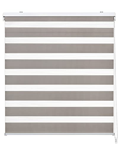 Easydeco Store enrouleur jour et nuit Gris 150 x 250 cm