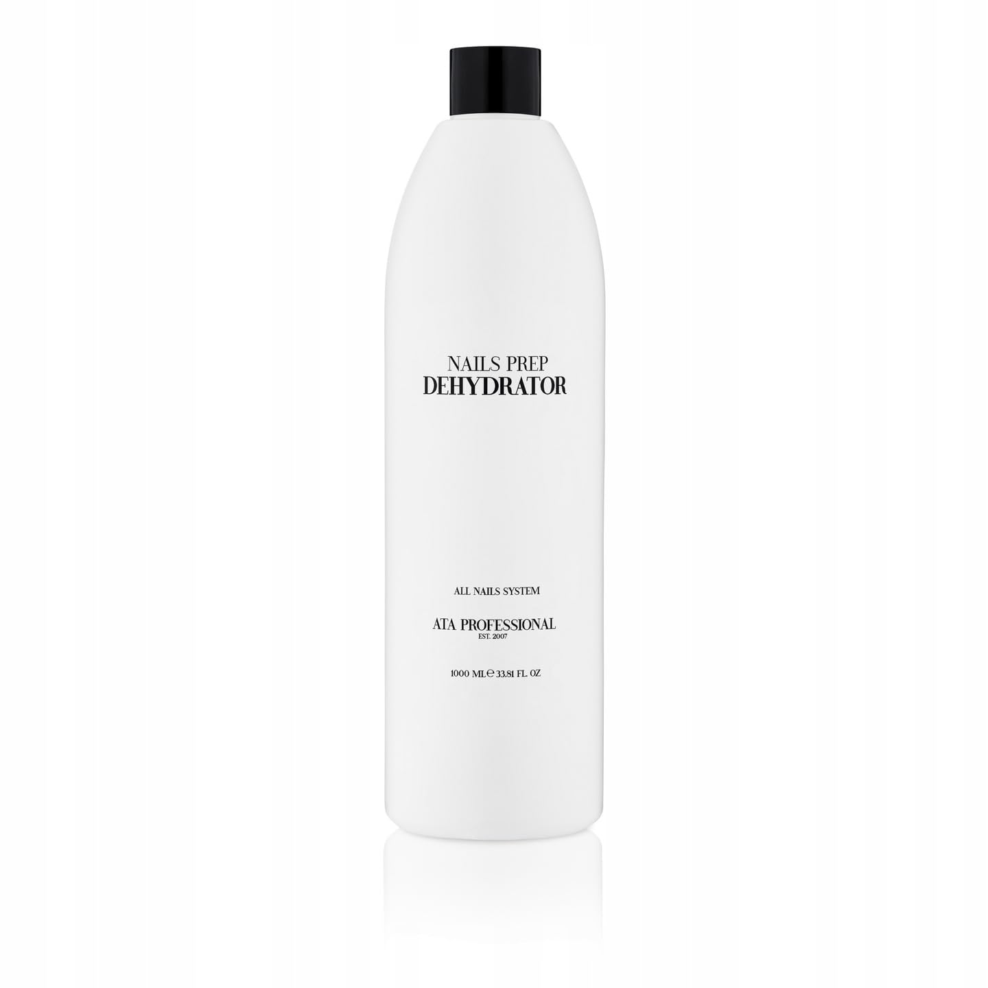 Odtłuszczacz do paznokci ATA NAILS PREP DEHYDRATOR 1000ml preparat do odtłuszczenia płytki paznokcia z naturalnych olejków oraz pyłu który pozostał po opracowywaniu paznokcia