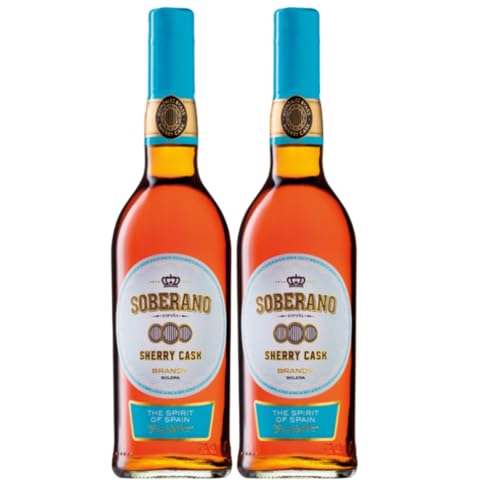 González Byass Soberano Solera Brandy süß Jerez Spanien I Visando Paket (2 Flaschen)