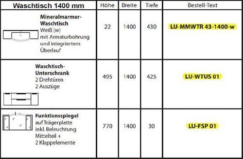 Pelipal Lunic 3 tlg. Badmöbel Set mit Waschtisch + Unterschrank + Spiegelschrank | In Graphit - 4056035011692 Pelipal Lunic 3 tlg. Badmöbel Set mit Waschtisch + Unterschrank + Spiegelschrank | In Graphit
