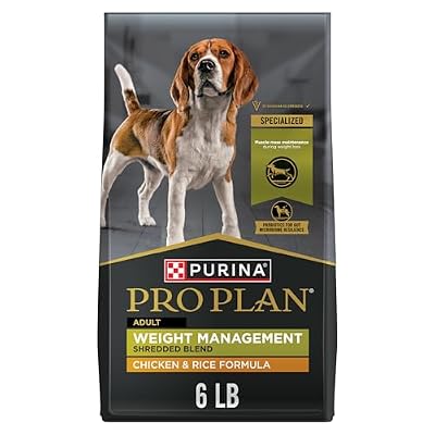 Purina Pro Plan Weight Management Dry Dog Food, Chicken & Rice, 6 lb Bag