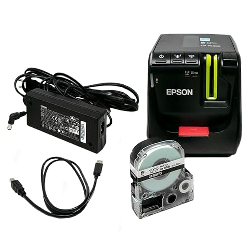 Epson LABELWORKS LW-PX800 Fabricante de etiquetas sem fio industrial - Impressora de etiquetas para