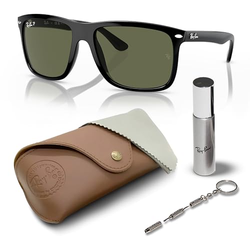 Ray-Ban RB4547 BOYFRIEND TWO Square Shaped Sunglasses for Men & Women with Official RAYBAN Eyewear Kit