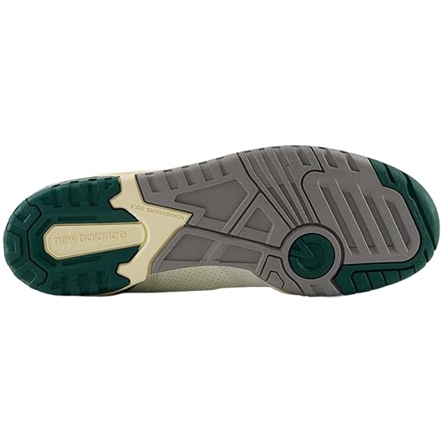 New Balance New Balance 550 Mens Shoes, Sea Salt/Marsh Green, Size 5.5