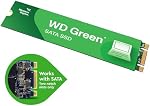 Western Digital 480Go WD Green Disque SSD Interne SATA - SATA III 6 Gb/s, M.2 2280, Jusqu'à 545 Mo/s - WDS480G3G0B