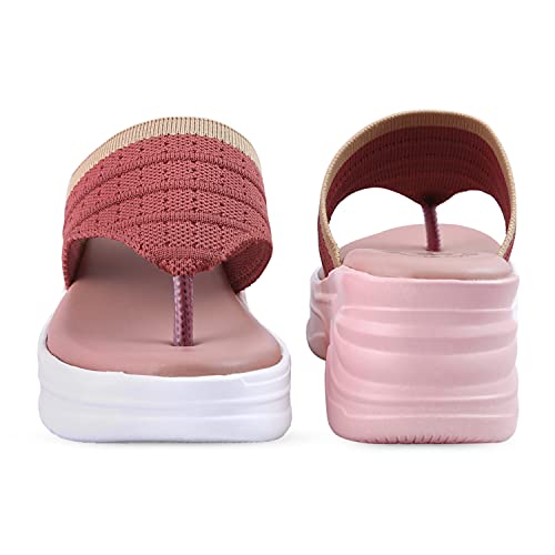 Image of madam glorious women's /girls stylish soft comfortable v shape wedges for women stylish