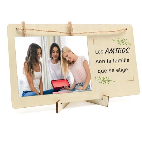 Yritioa Regalo Amiga,Regalos Amigas Originales,Regalo Cumpleaños Amiga,Regalos Amigas Navidad,Cuadros Personalizados Con Foto