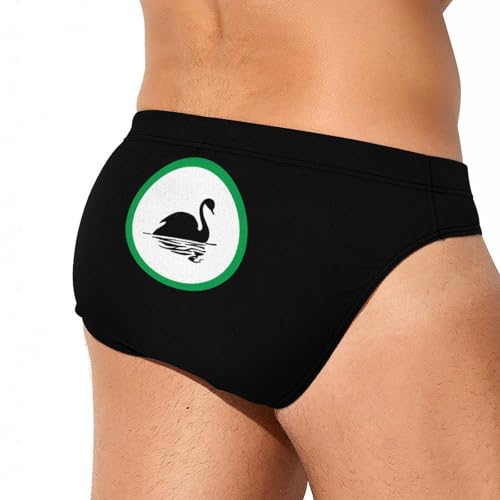 Black Swan Mens Swim Briefs Bikini Sexy Low Rise Trunks Swimsuit Bathing Suit Beach3