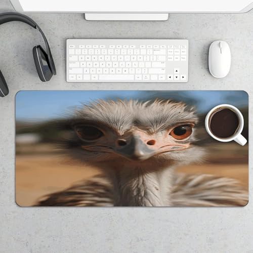 Cute Ostrich Mouse Pad Grande Antideslizante 60x30 cm miniatura 5