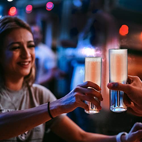 Galvanox Freezer Champagne Flutes Glasses (Gift Set Of 2) Freezable Double Walled Ice-Chiller Wine Glass (6.8Oz) Gift For Mom Mothers Day/Wedding/Couples Anniversary (Gift Boxed) #TOP3