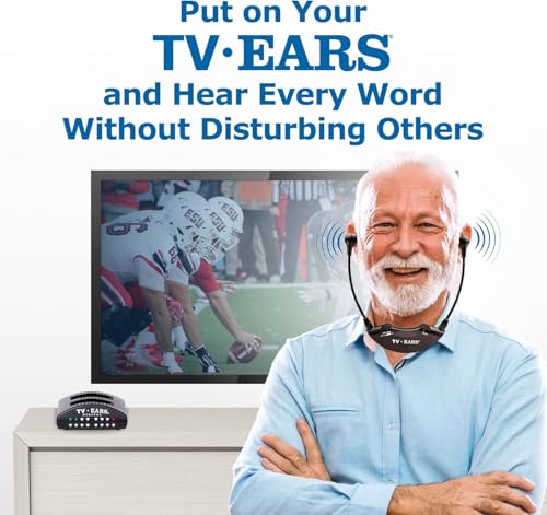 TV Ears Digital Wireless Headset System for Seniors – Personal Volume Control, TV Hearing Device, No Audio Delay, Plug-N-Play, Works with Most TV Brands, Ideal for Hearing Impaired – Model 11741 by TV · EARS - Image 3