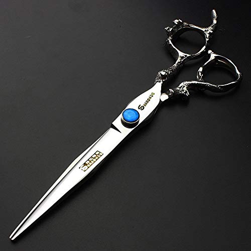 Wuyuesun 7 Inch Scissors 19Cm Silver Professional Hairdresser Hair Cut And Trim Diluted Sharp 440C Steel #TOP7