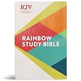 KJV Rainbow Study Bible, Hardcover, KJV Holy Bible, Black Letter, Pure Cambridge Text, Color Coded, Bible Study Helps, Reading Plans, Full-Color Maps, Easy to Read Bible MCM Type