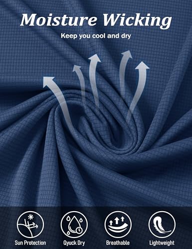 MAGCOMSEN Mens Rash Guard Short Sleeve UPF 50+ Sun UV Quick Dry Shirts Workout Swim Running Athletic T-Shirt4