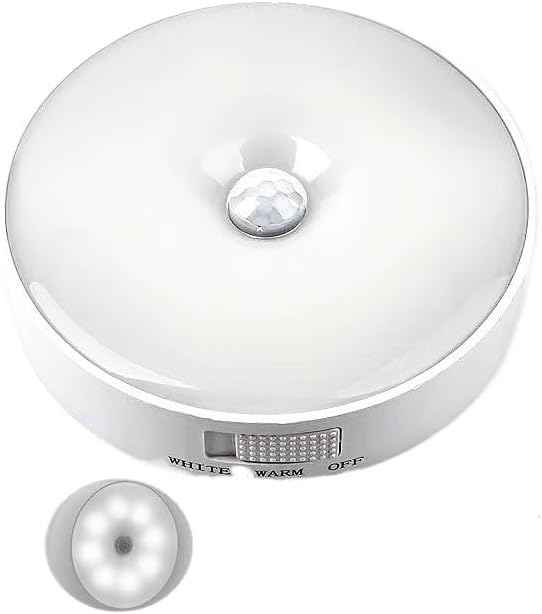 Miniatura 5 de Luz del sensor de luz nocturna interior USB con sensor de movimiento, lámpara LED con interruptor, luces inductoras Recargables para Cocina,