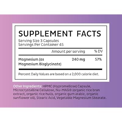 Zeal Chelated Magnesium Glycinate 240mg Capsules with NU-MAG Supports Sleep, Relaxation & Muscle Cramps | Non-GMO, Third Party Tested | 135 Capsules