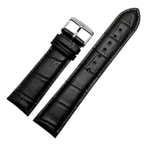 Bracelet de montre en cuir synthétique pour hommes et femmes 14-22mm