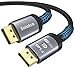 Produktbild 8K DisplayPort Kabel 1.4, Sniokco 8K DP Kabel 2M (8K@60Hz, 4K@144Hz, 2K@165Hz), Unterstützung FreeSync G-Sync, Nylon Geflochtenes 32.4Gbps Ultra High Speed DP Kabel für PC, Gaming Monitor, TV und Mehr