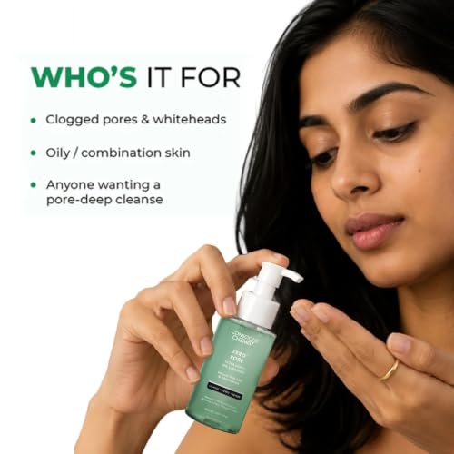 Image of Conscious Chemist Zero Pore Ultra Light Oil Cleanser | 60ml Pore Cleansing & Oil Control Face Cleanser with LHA, Niacinamide & Panthenol | Unclogs Pores, Refines Texture | For Men & Women, All Skin Types | Pack of 2